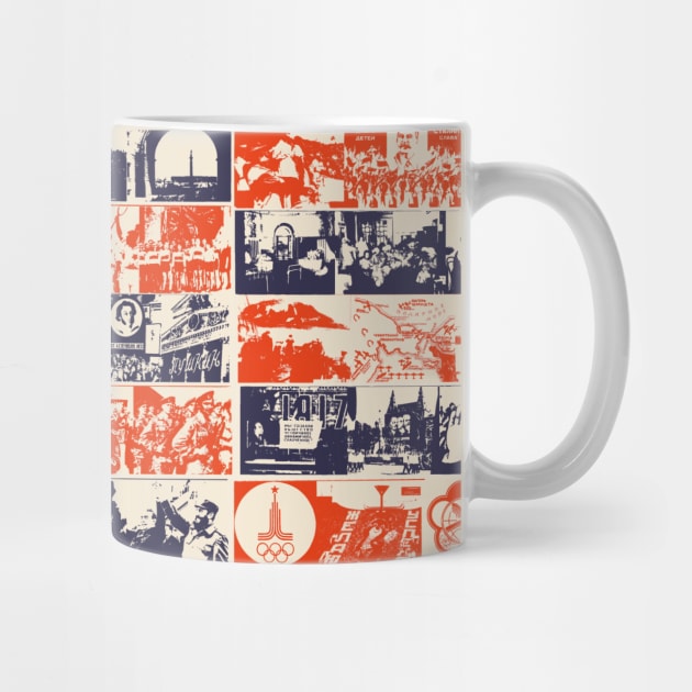 USSR CCCP History Pattern by okpinsArtDesign